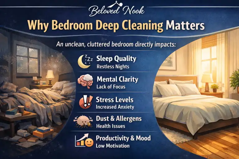 Why Bedroom Deep Cleaning Matters