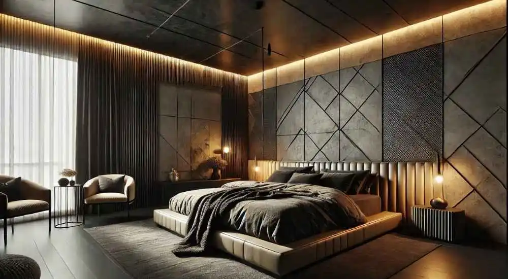 Black-Textured-Walls-for-Tactile-Depth Black Textured Walls for Tactile Depth
