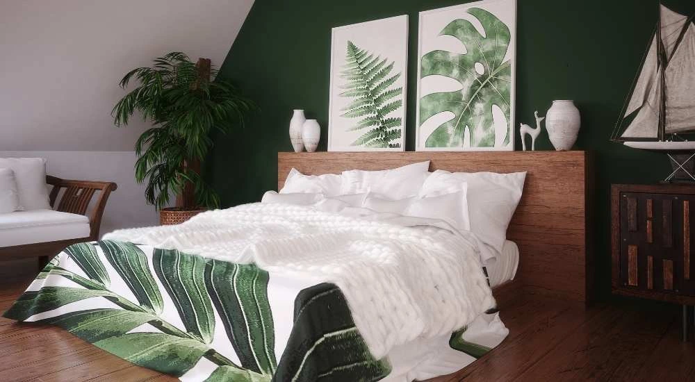 Get Retro or Vintage with Dark Green Bedrooms