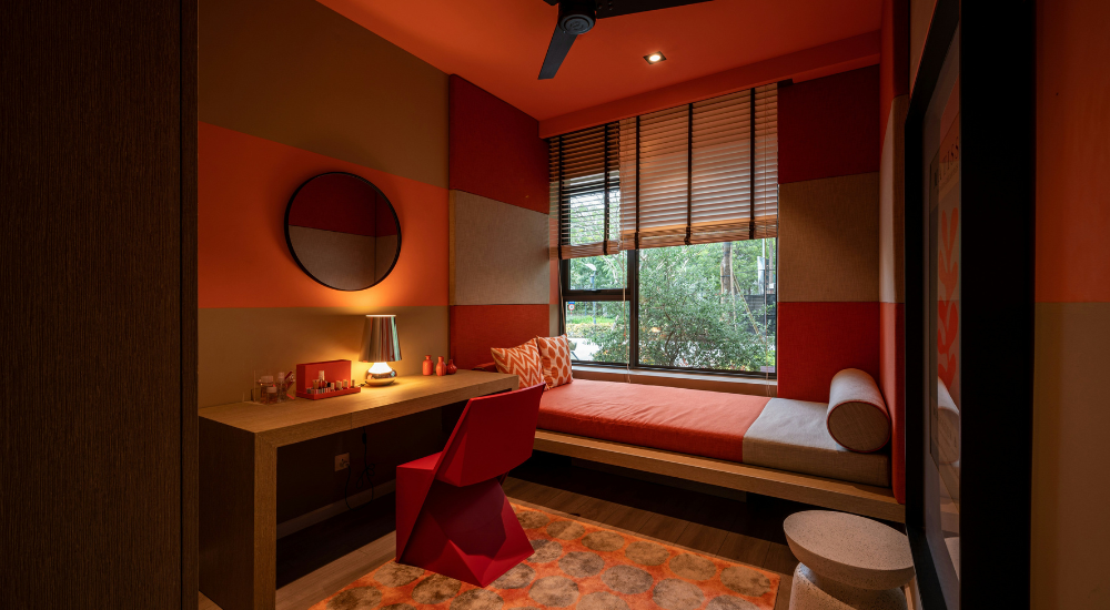 Moody Bedroom Office Ideas