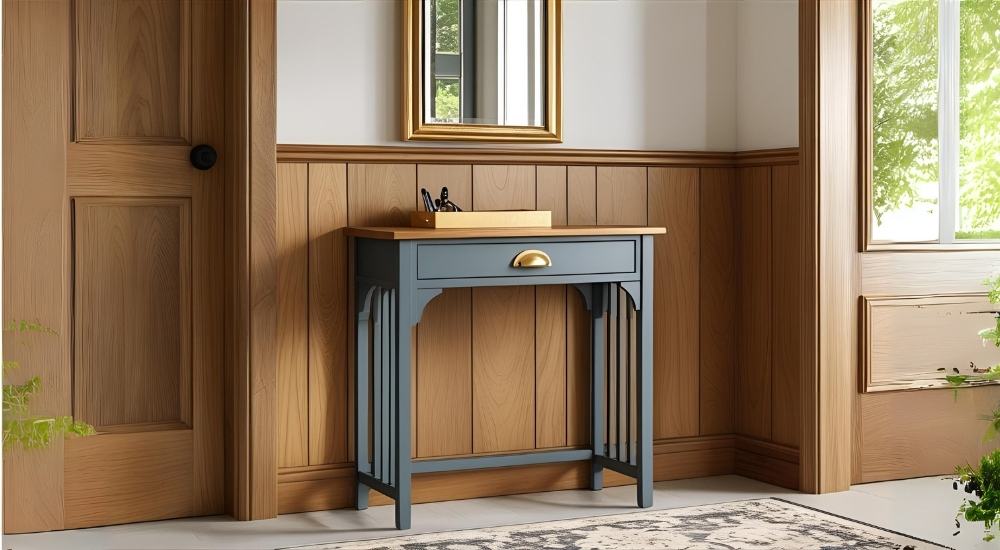 Antique Gateleg Tables as Entryway Console