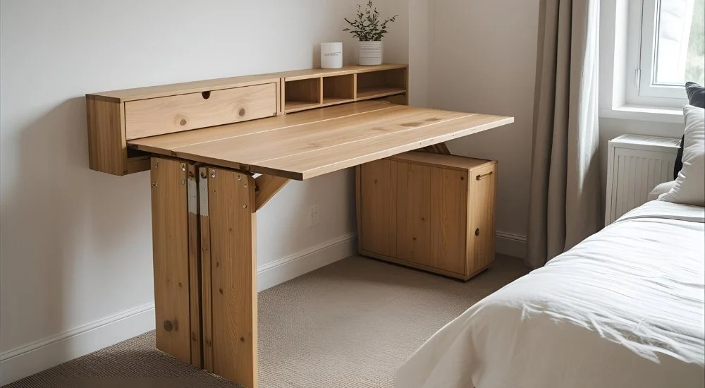 Compact Norden Gateleg Table for Home Offices