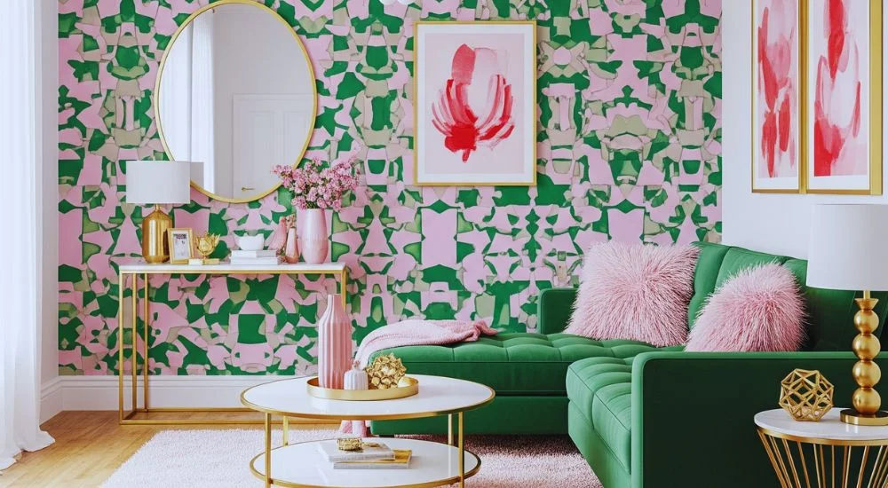 Create a pattern with wallpaper