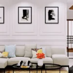 Dark Trim Light Walls Ideas