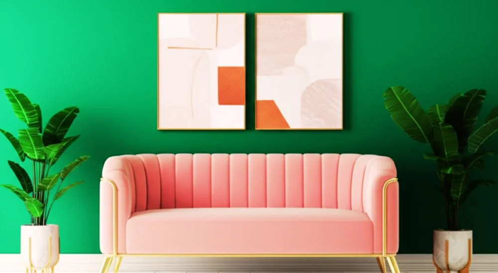 Go stylish with emerald green