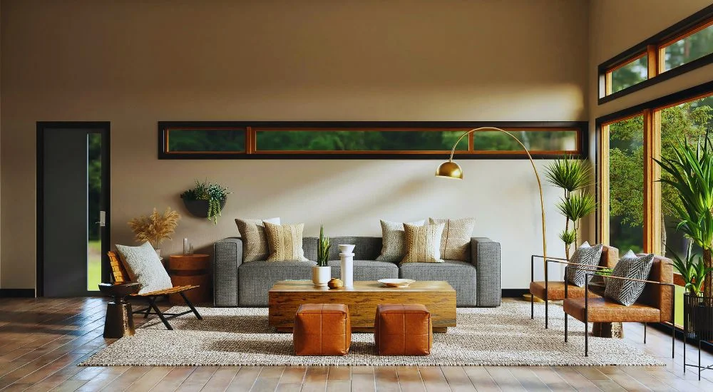 Make darker trims work for smaller rooms