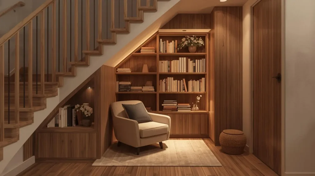Under-Stairs Reading Nook