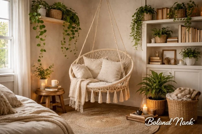 Install an aerial furniture in the Corner