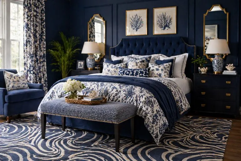 Elevating Navy Blue Spaces